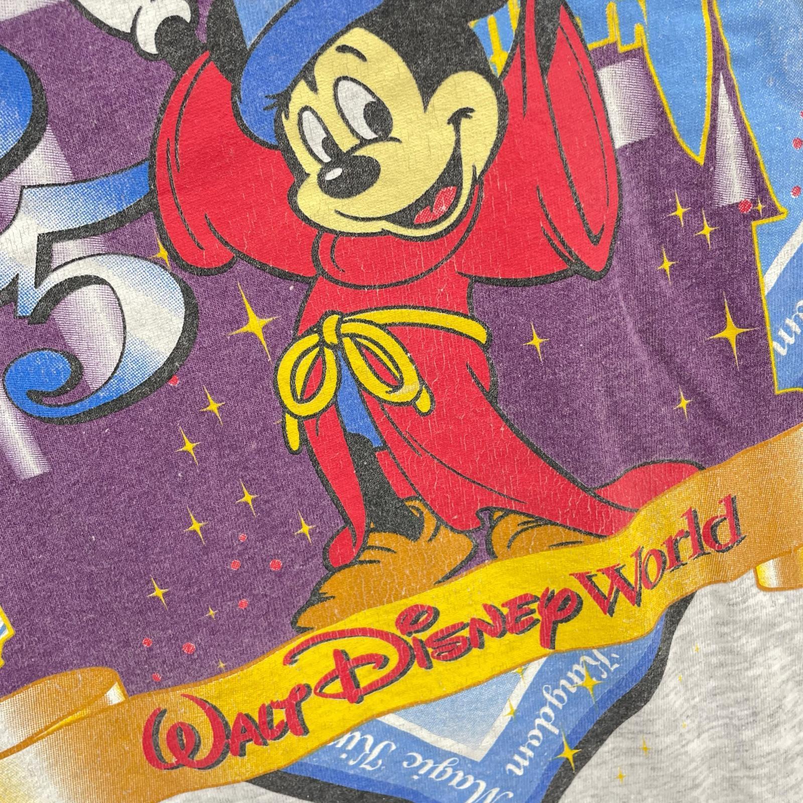 半袖Tシャツ 90s/DISNEY/Sorcerer Mickey Tee/M/USA製 M グレー