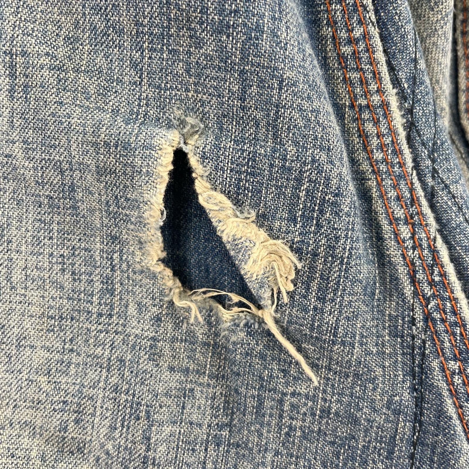 デニムパンツ DENIM PAINTER PANTS (S) S ブルー