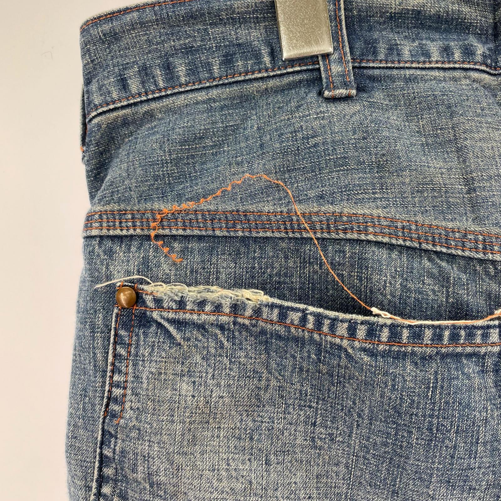 デニムパンツ DENIM PAINTER PANTS (S) S ブルー