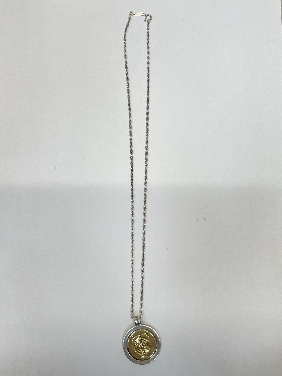 Tiffany&Co. T&Cコイン 925×750 コンビ ネックレス