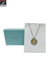 Tiffany&Co. T&Cコイン 925×750 コンビ ネックレス