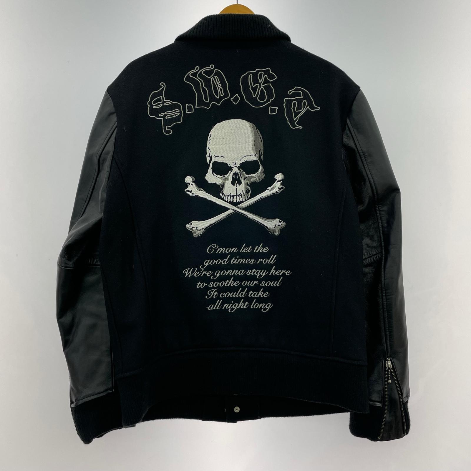ジャケット Skull Works 黒 LL ブラック