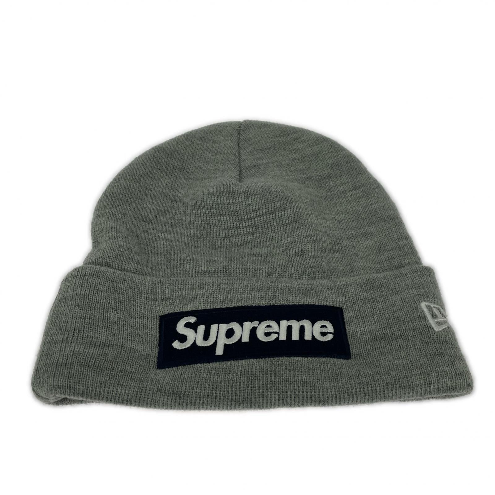 ニットキャップ ×NEW ERA 25aw Box Logo Beanie グレー グレー