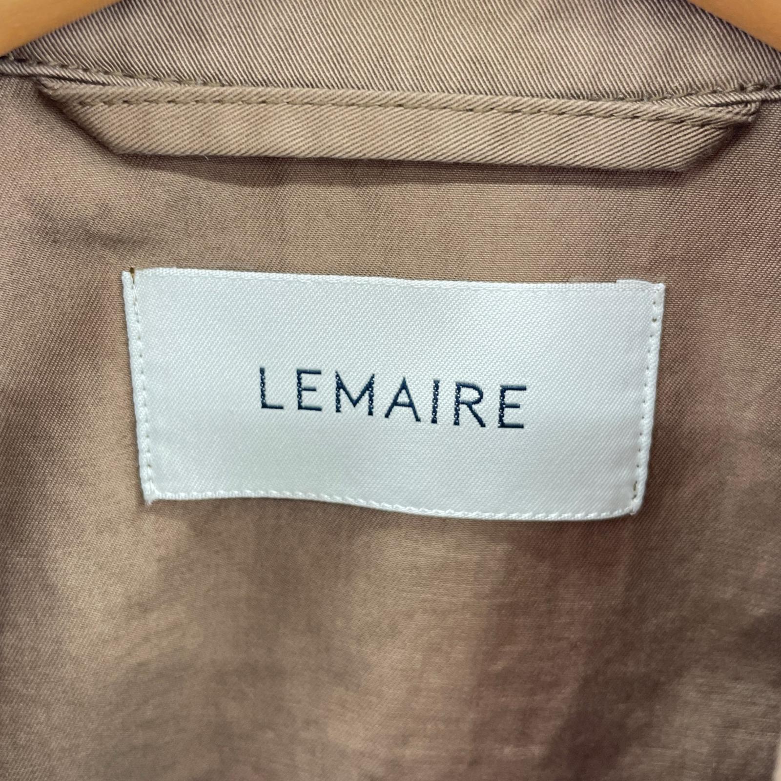 長袖シャツ MILITARY OVERSHIRT(S) S ブラウン