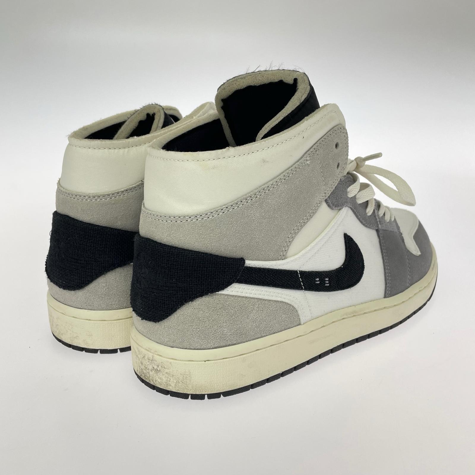 スニーカー Air Jordan 1 Mid SE Craft Cement Grey 30cm (US12 UK11 1/2 EU50) グレー