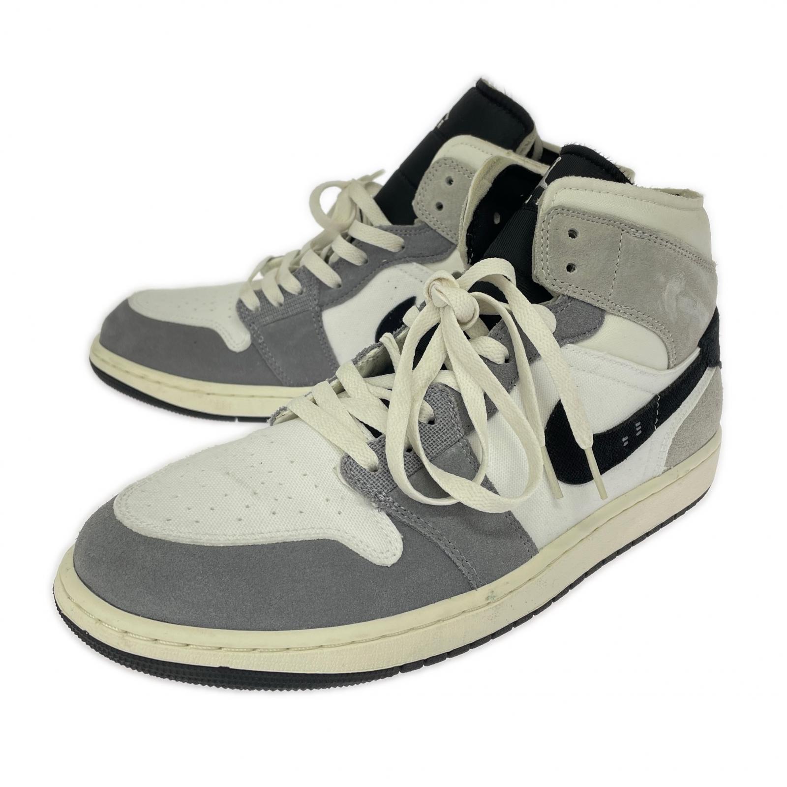 スニーカー Air Jordan 1 Mid SE Craft Cement Grey 30cm (US12 UK11 1/2 EU50) グレー