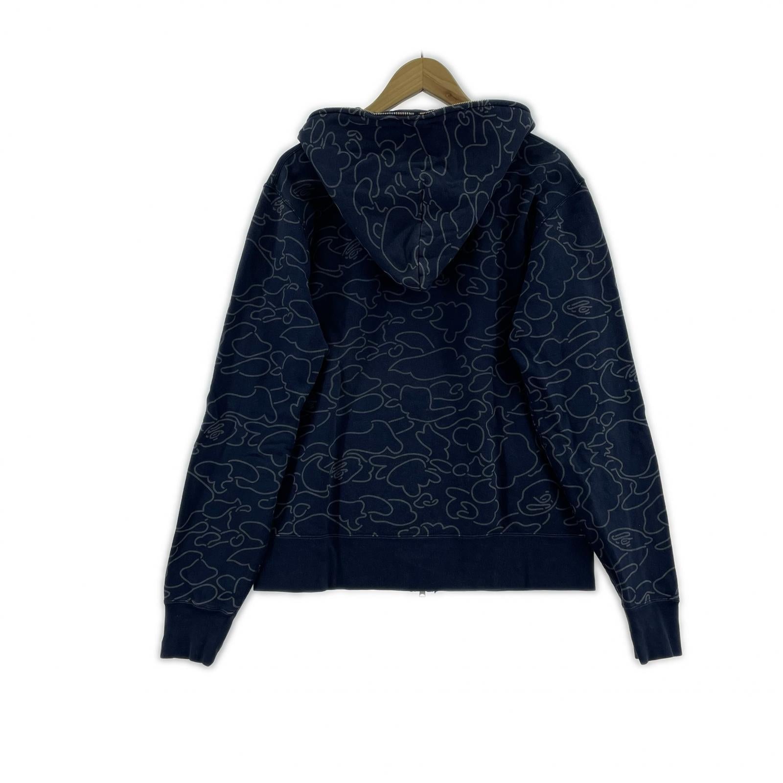 パーカー ジップアップパーカー ネイビー (L) L ネイビー