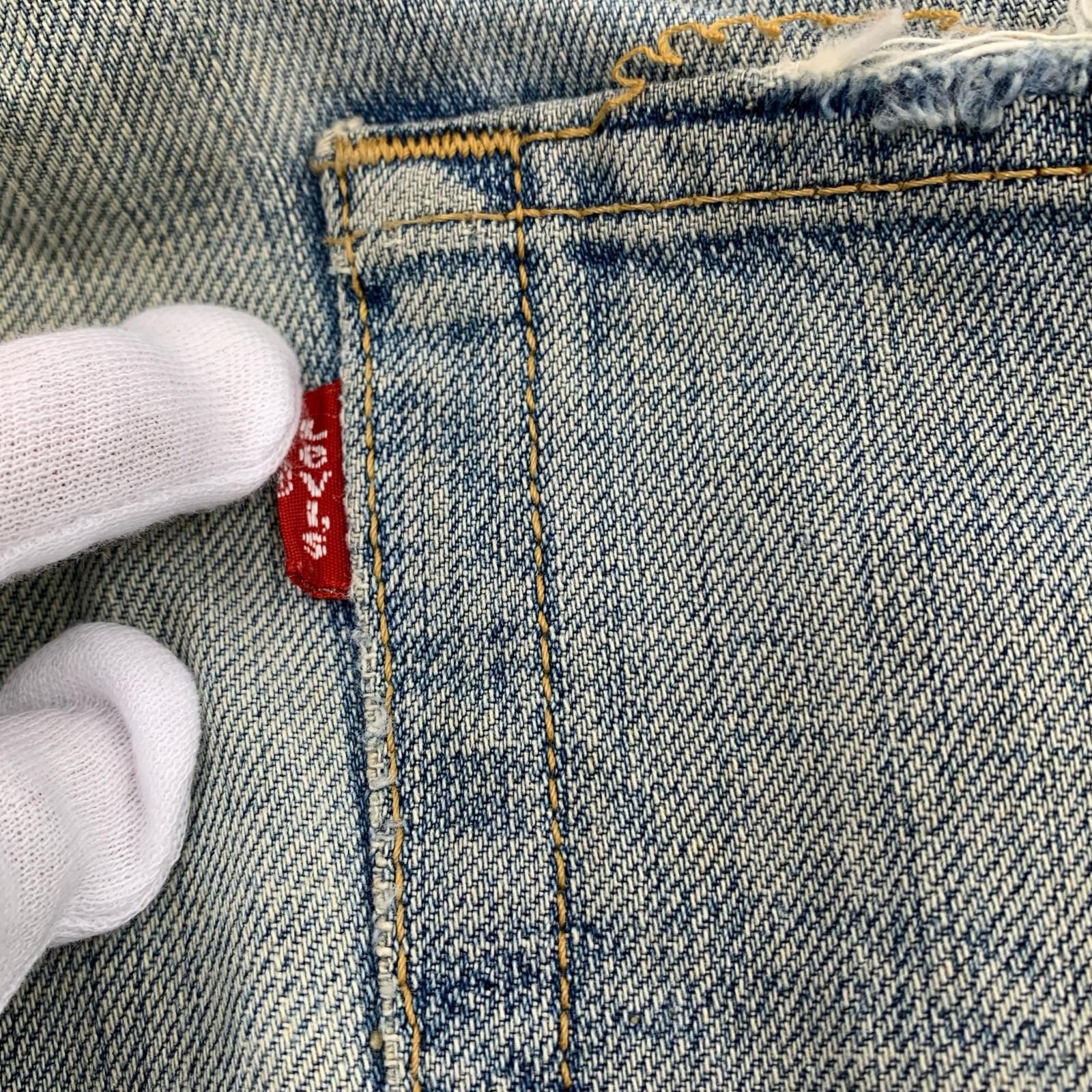 デニムパンツ Levi's 501 ダメージデニム フィリピン製