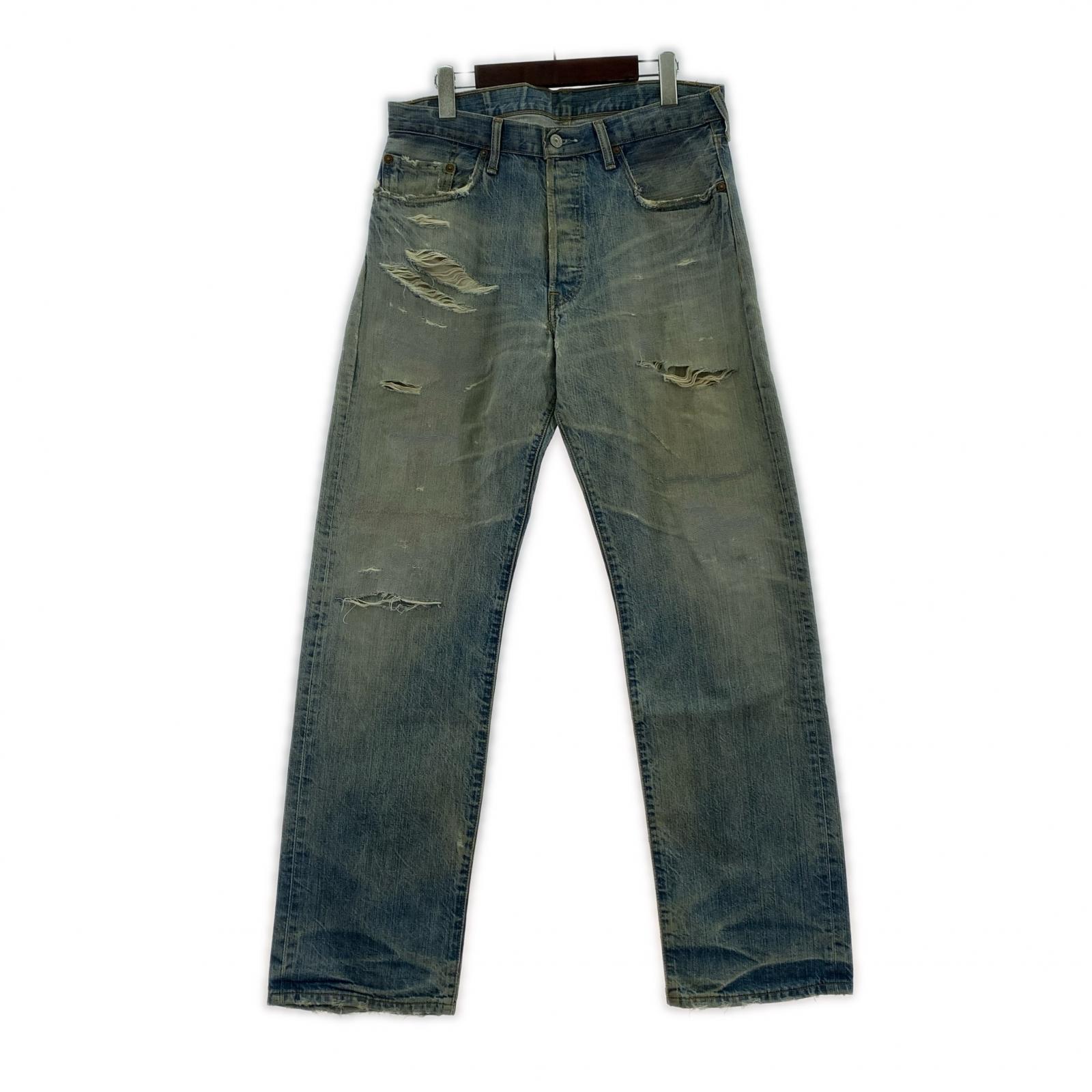 デニムパンツ Levi's 501 ダメージデニム フィリピン製