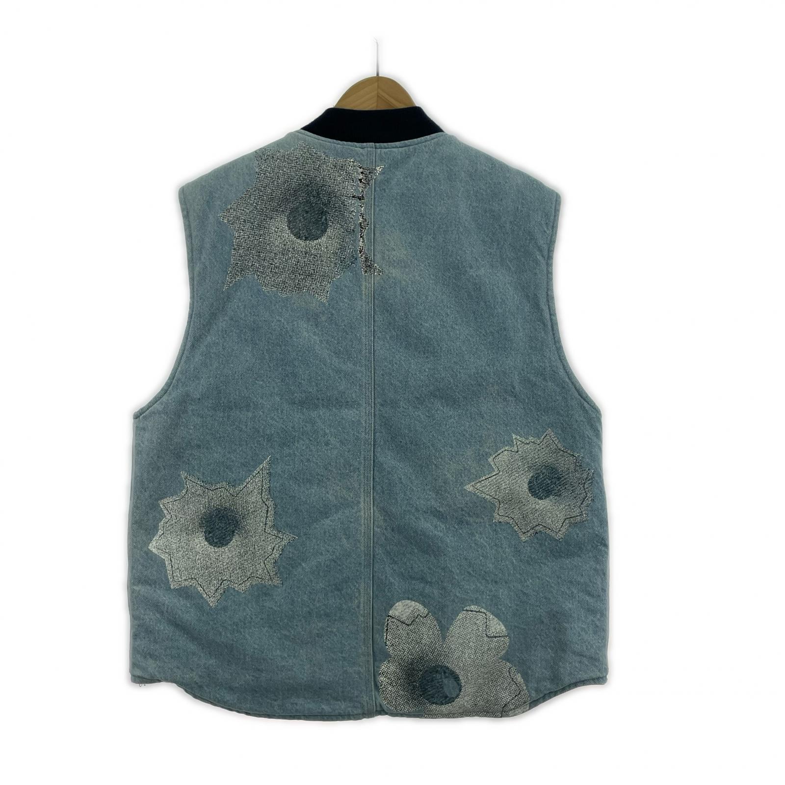 ジャケット Supreme Nate Lowman Work Vest M M ブルー