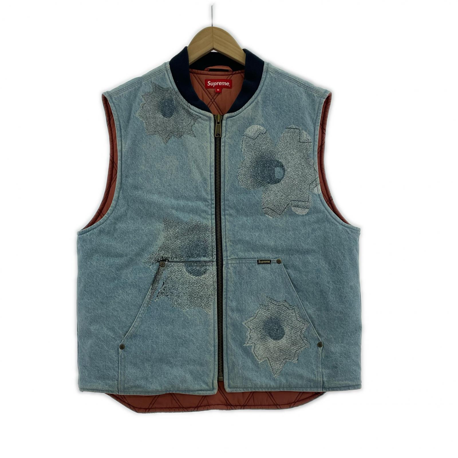 ジャケット Supreme Nate Lowman Work Vest M M ブルー