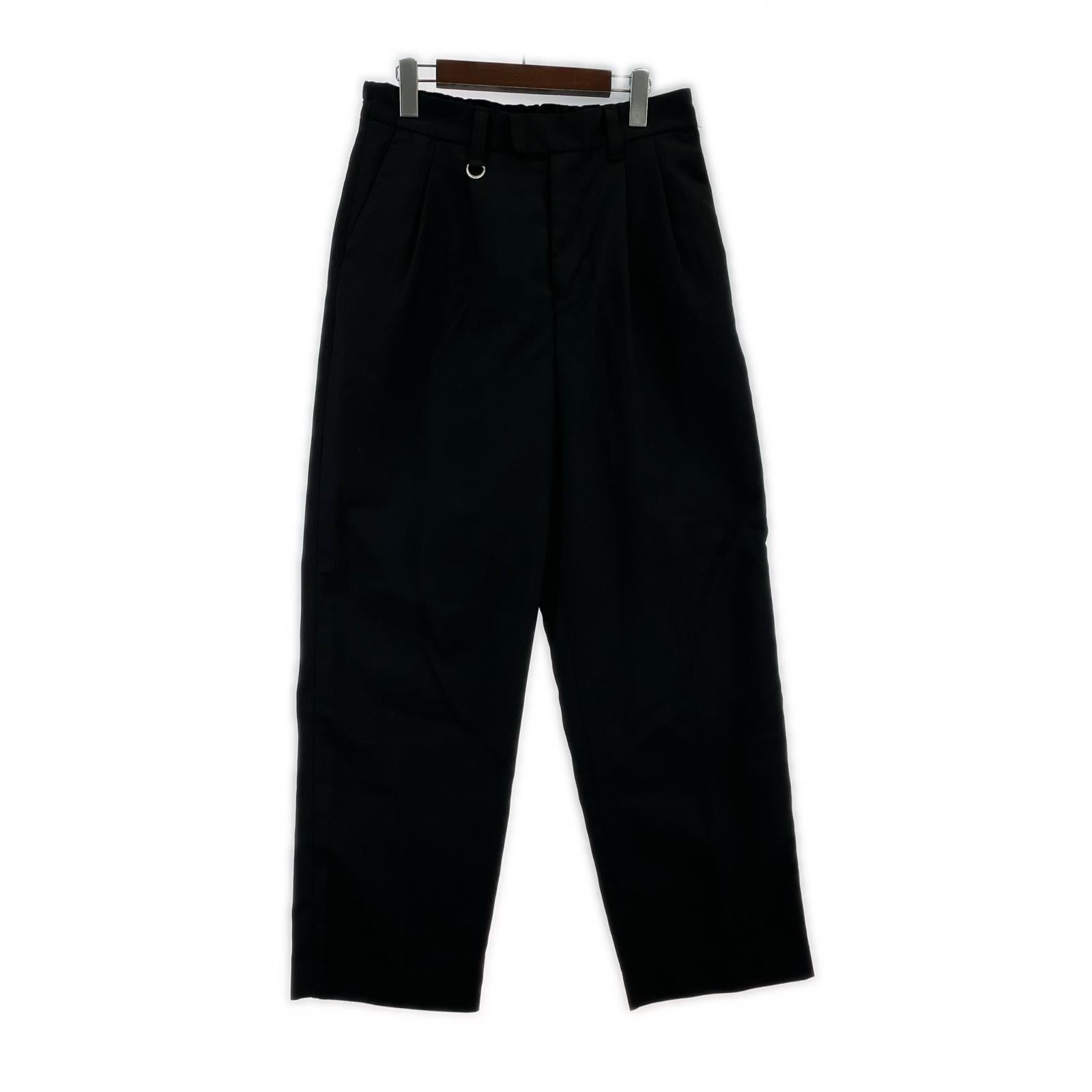 パンツ 2TUCK WIDE PANTS M ブラック M ブラック