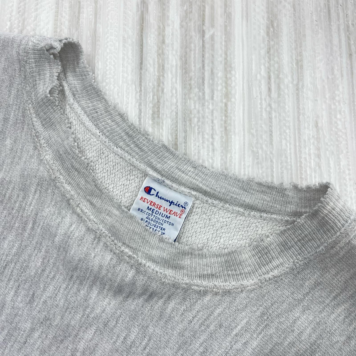 スウェット 90s Champion REVERSE WEAVE グレー (M) M グレー