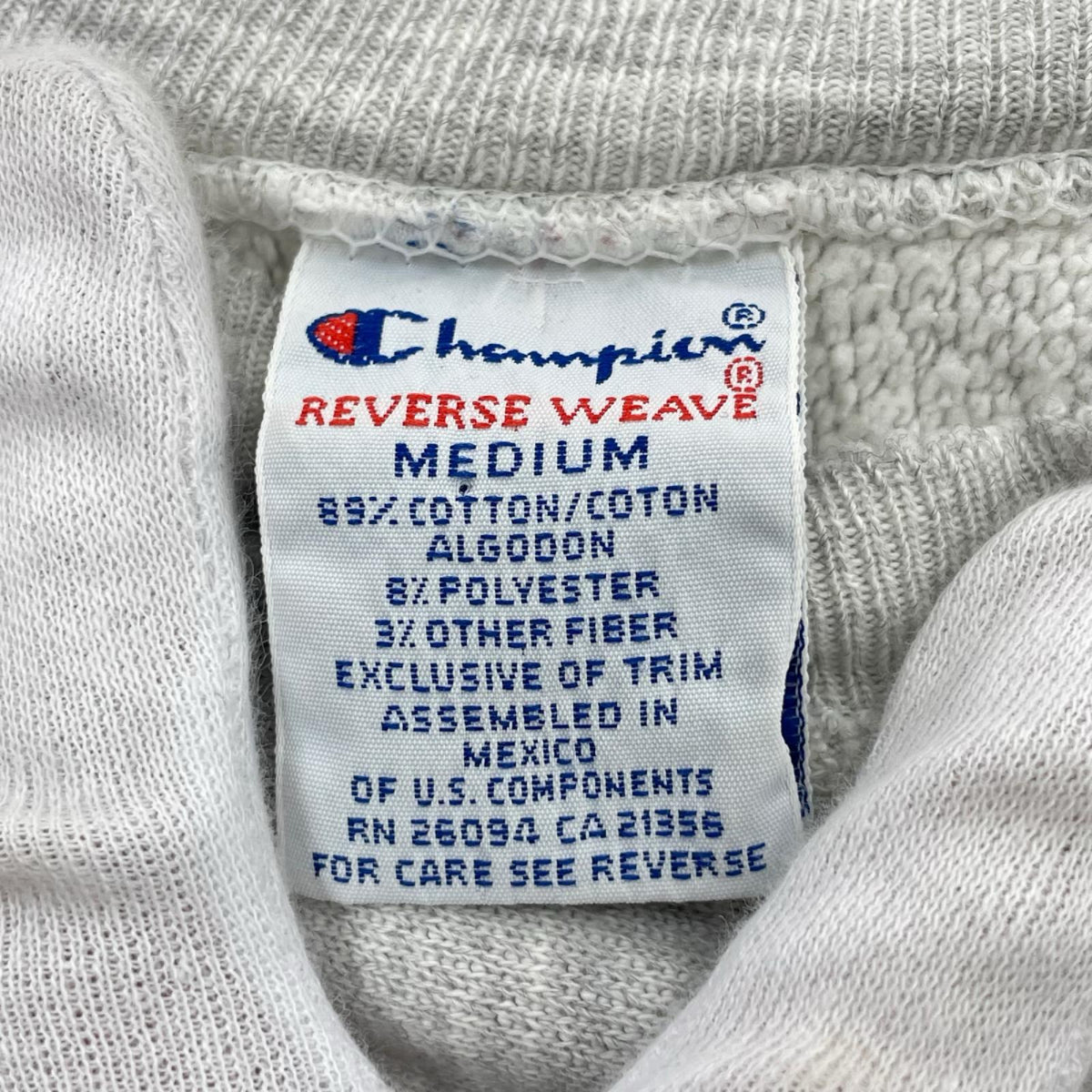スウェット 90s Champion REVERSE WEAVE グレー (M) M グレー