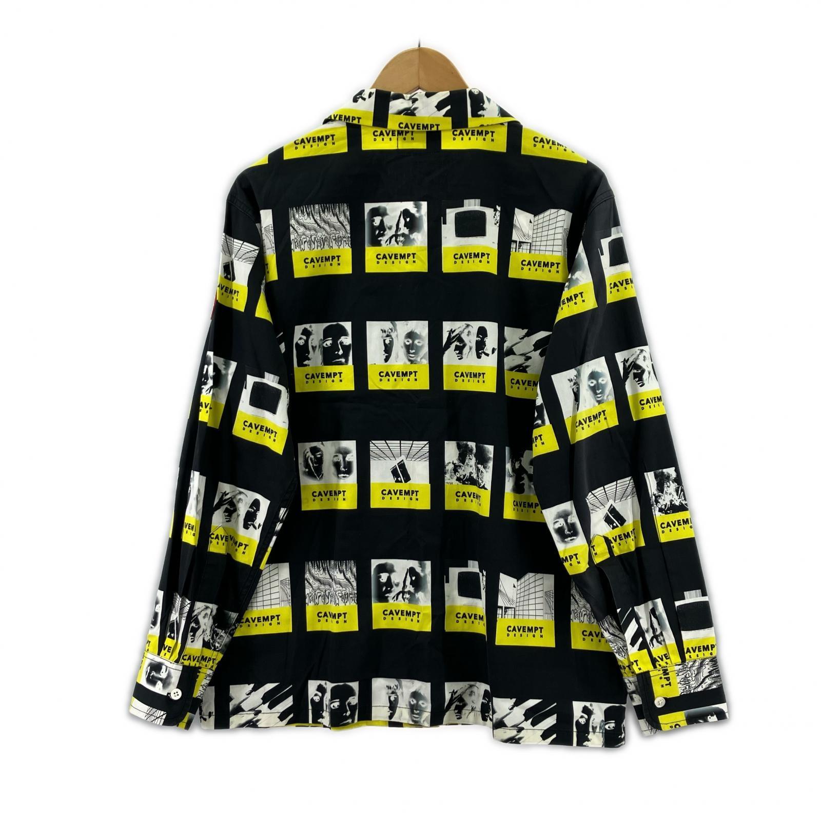 長袖シャツ C.E L/S総柄シャツ S BLK S