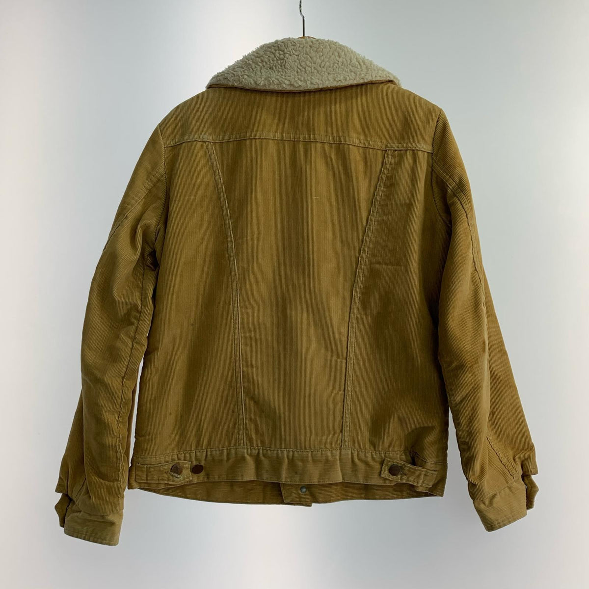 ジャケット 80s コーデュロイボアランチコート BEG S ベージュ