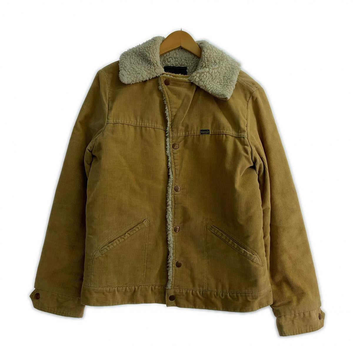 ジャケット 80s コーデュロイボアランチコート BEG S ベージュ