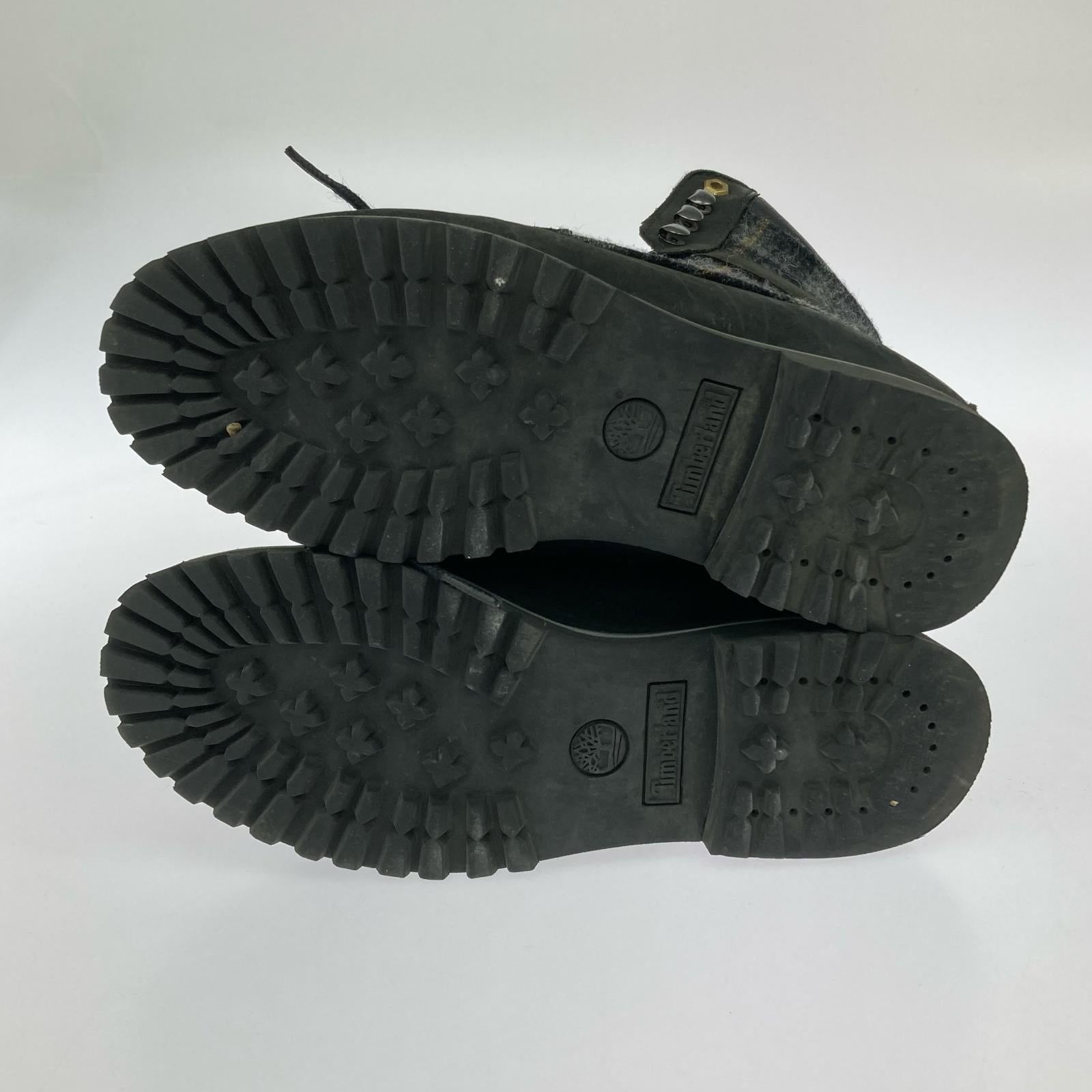 ブーツ X WOOLRICH 黒 25.0cm ブラック