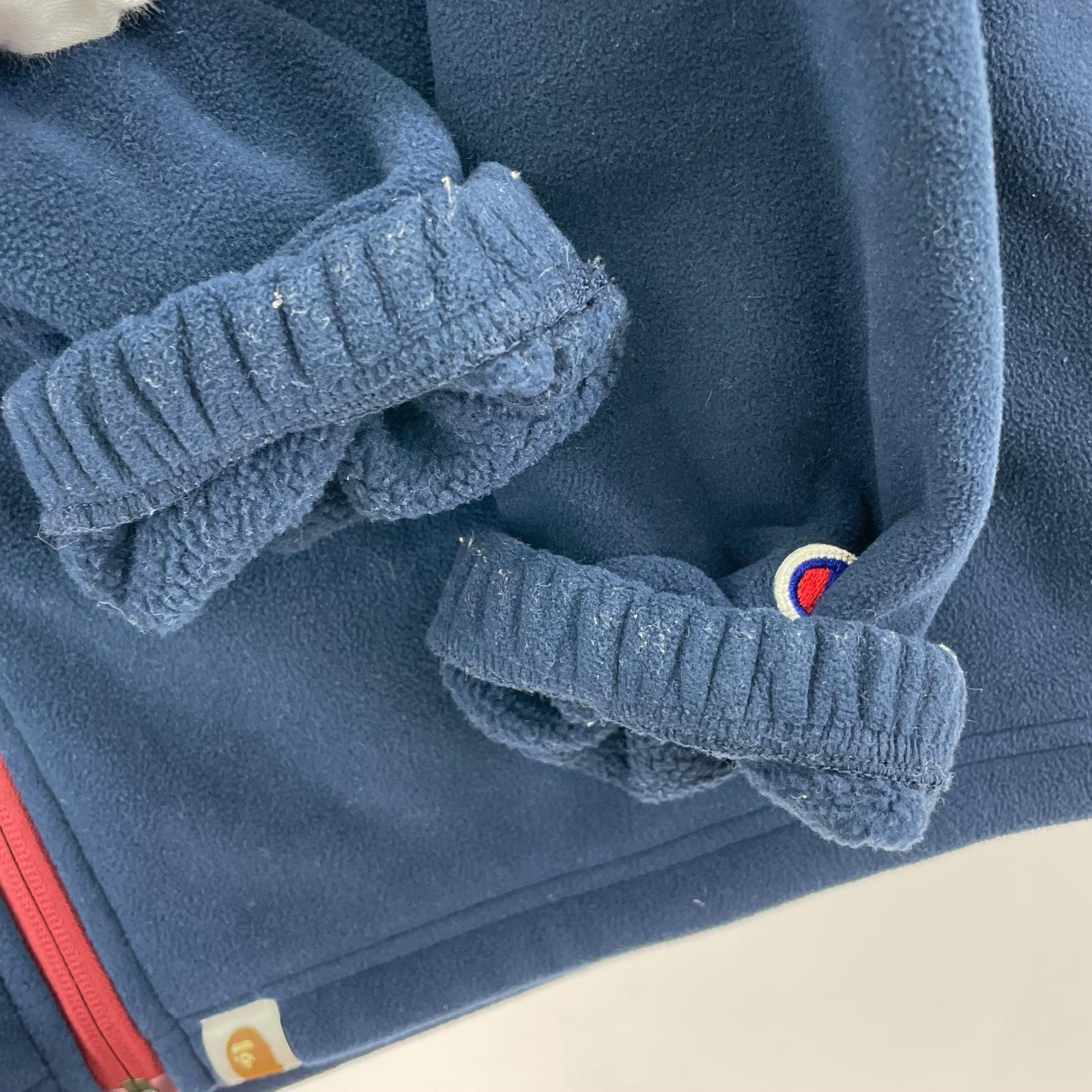 ジャケット ×Champion フリースジャケット 紺 M