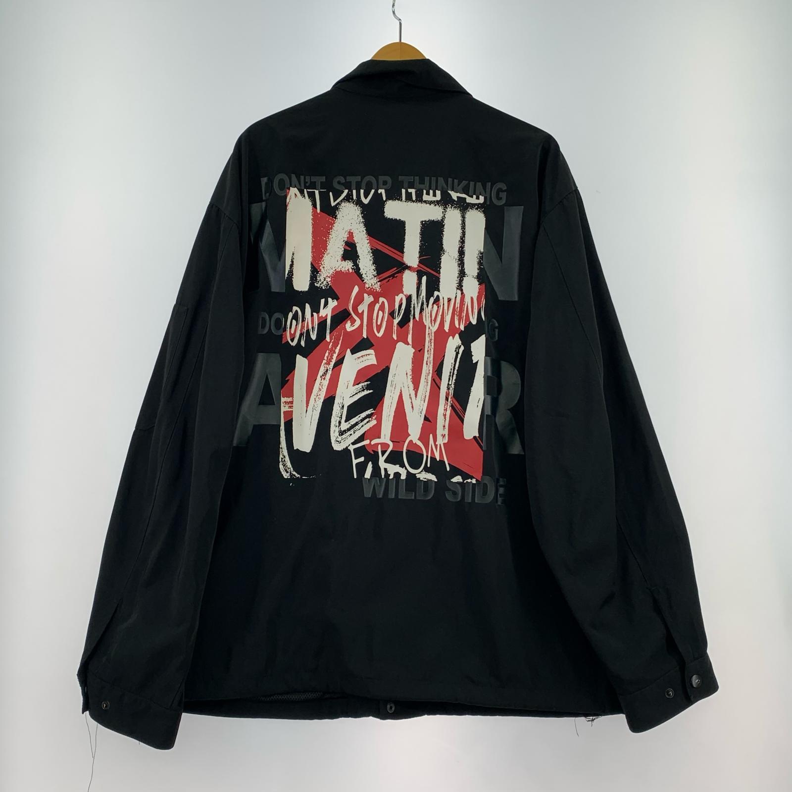 ジャケット MATIN AVENIR コーチジャケット 黒 ブラック