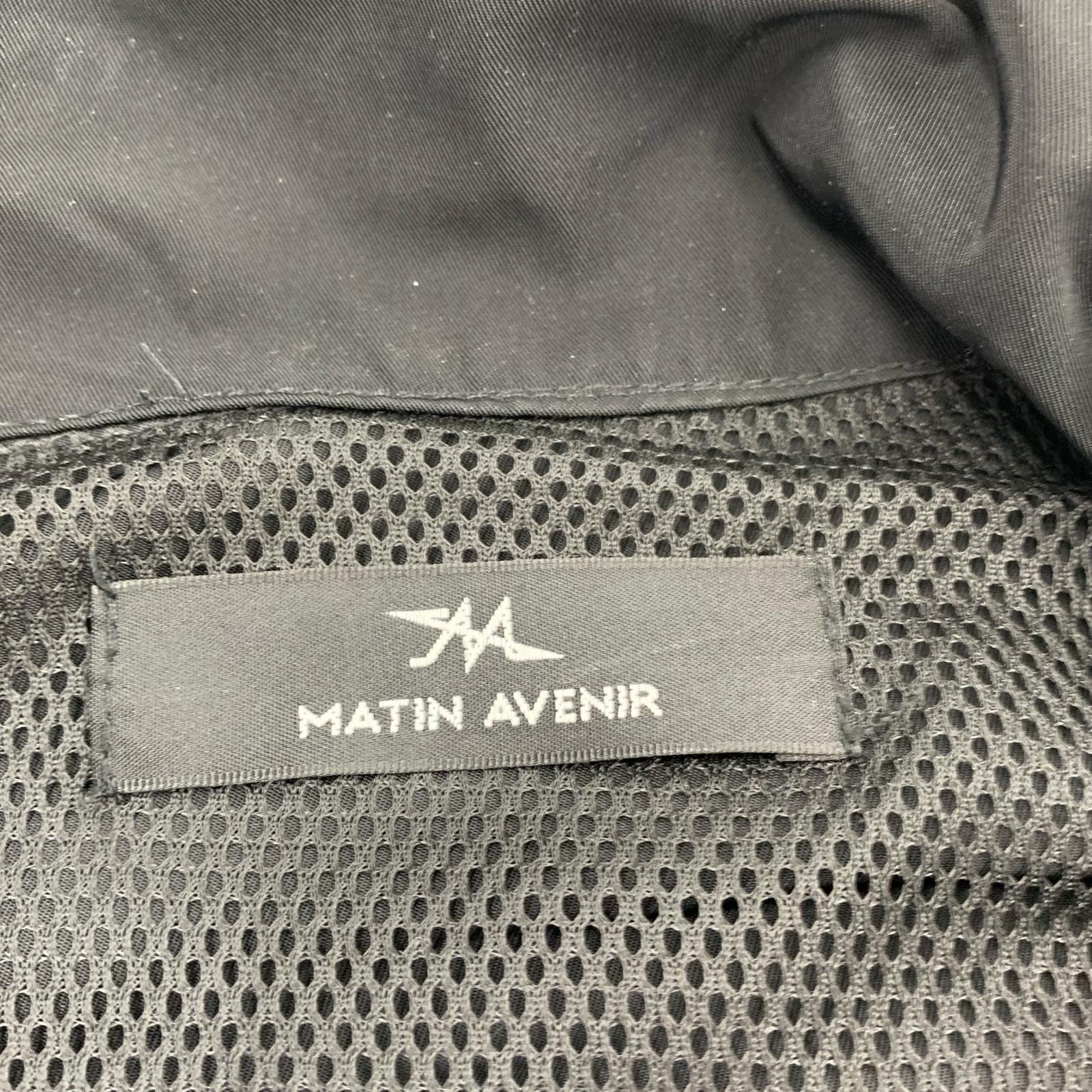 ジャケット MATIN AVENIR コーチジャケット 黒 ブラック