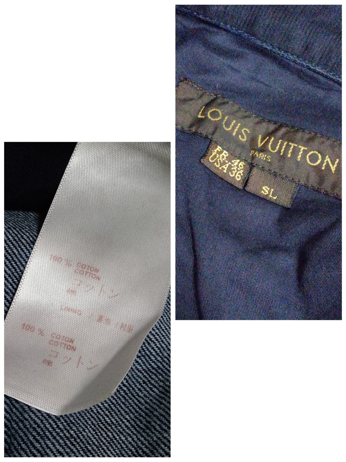 LV/ クリストファーネメス/デニムパンツ/インディゴ/実寸36~ RM152M H8D03WDCR