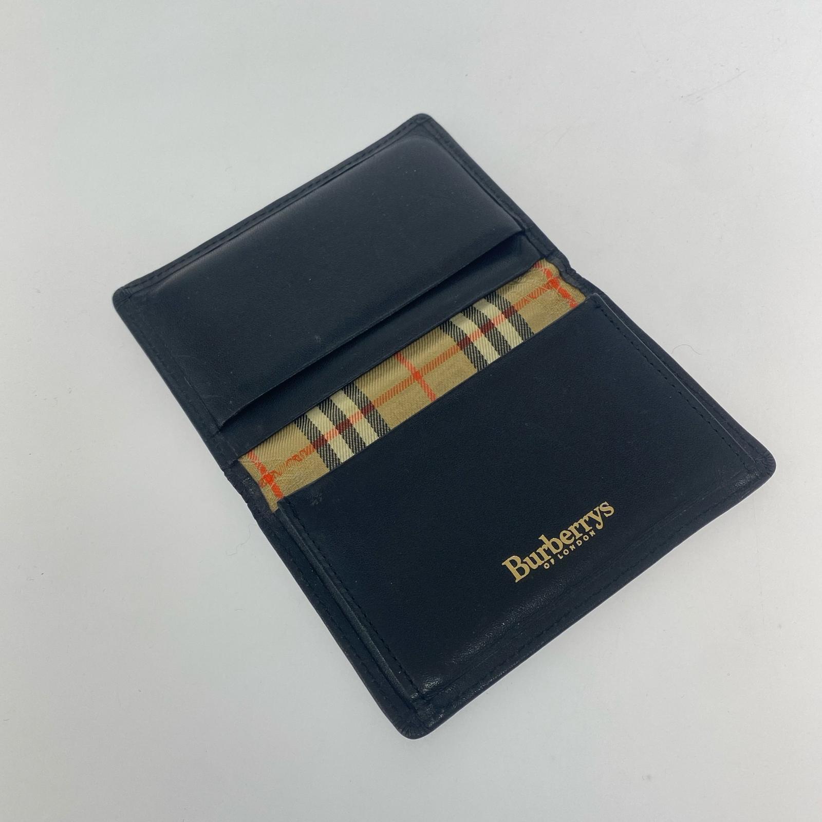 その他アクセサリー BURBERRYS 名刺入れ BLK ブラック