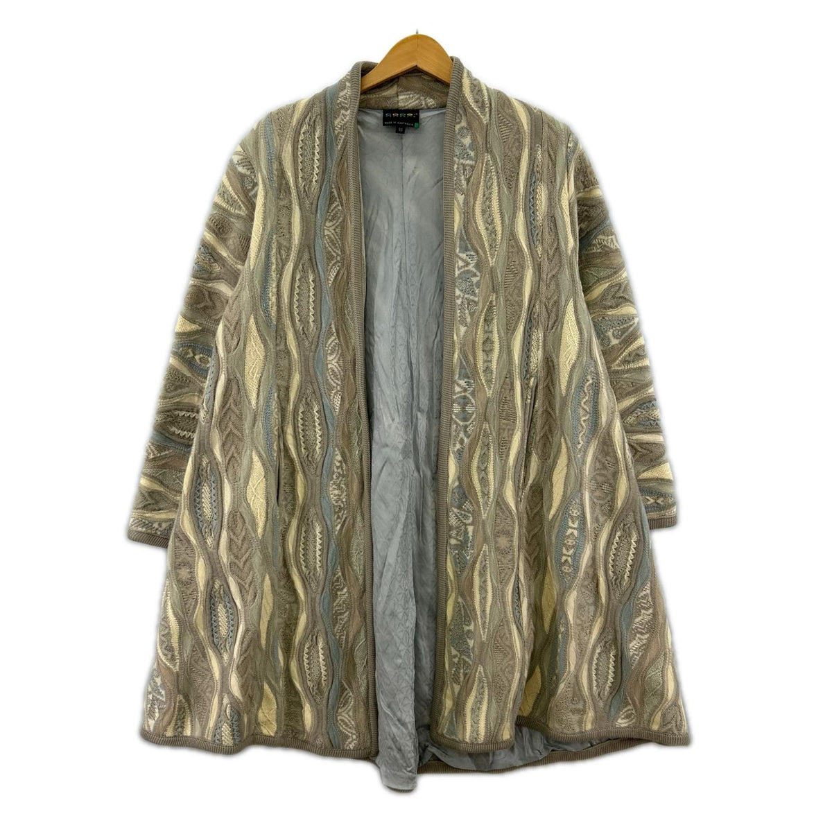 ジャケット COOGI 3Dニットガウン 白 SS マルチカラー