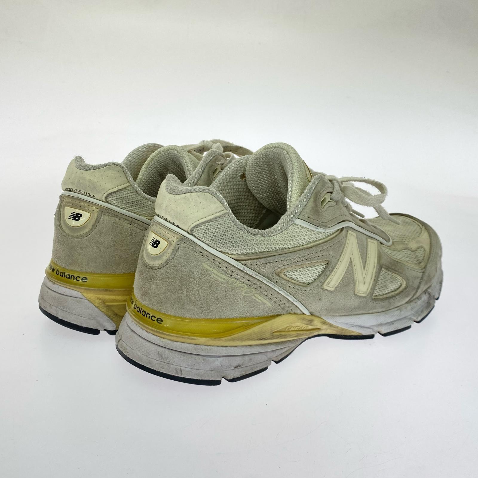 スニーカー × NEW BALANCE 990V4 27.0 27cm (US9 UK8 1/2 EU44) ホワイト