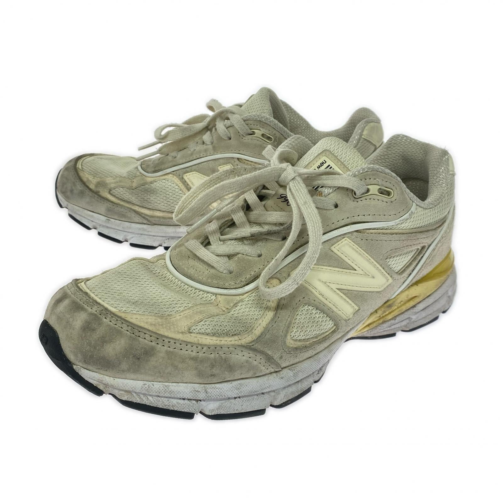 スニーカー × NEW BALANCE 990V4 27.0 27cm (US9 UK8 1/2 EU44) ホワイト