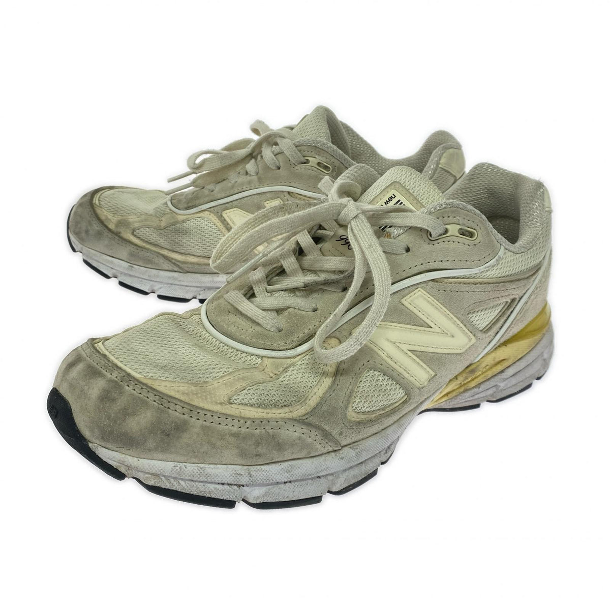 スニーカー × NEW BALANCE 990V4 27.0 27cm (US9 UK8 1/2 EU44) ホワイト