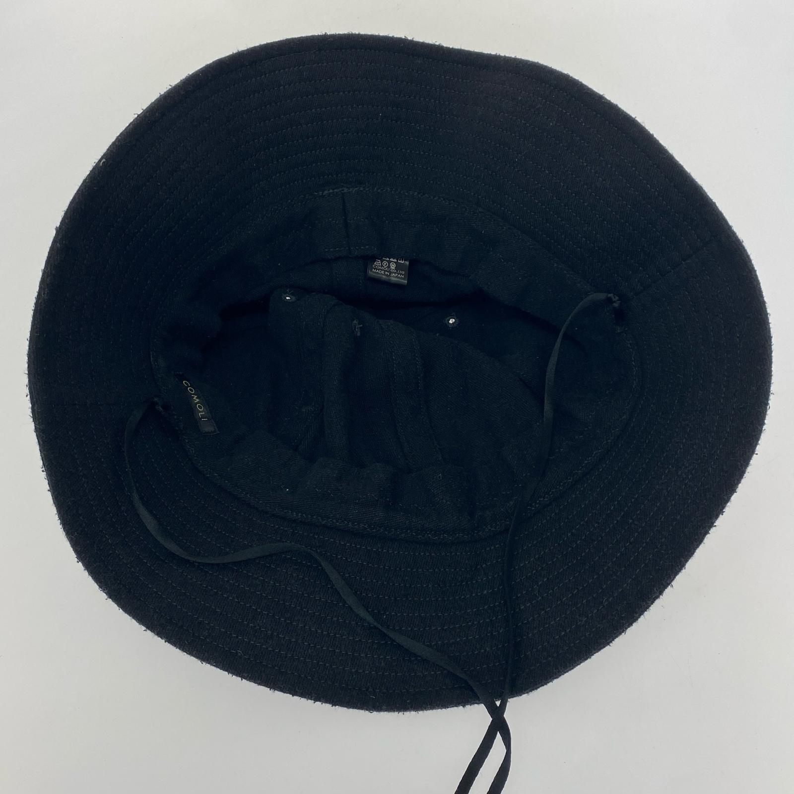 ハット 25SS/シルクネップハット ブラック