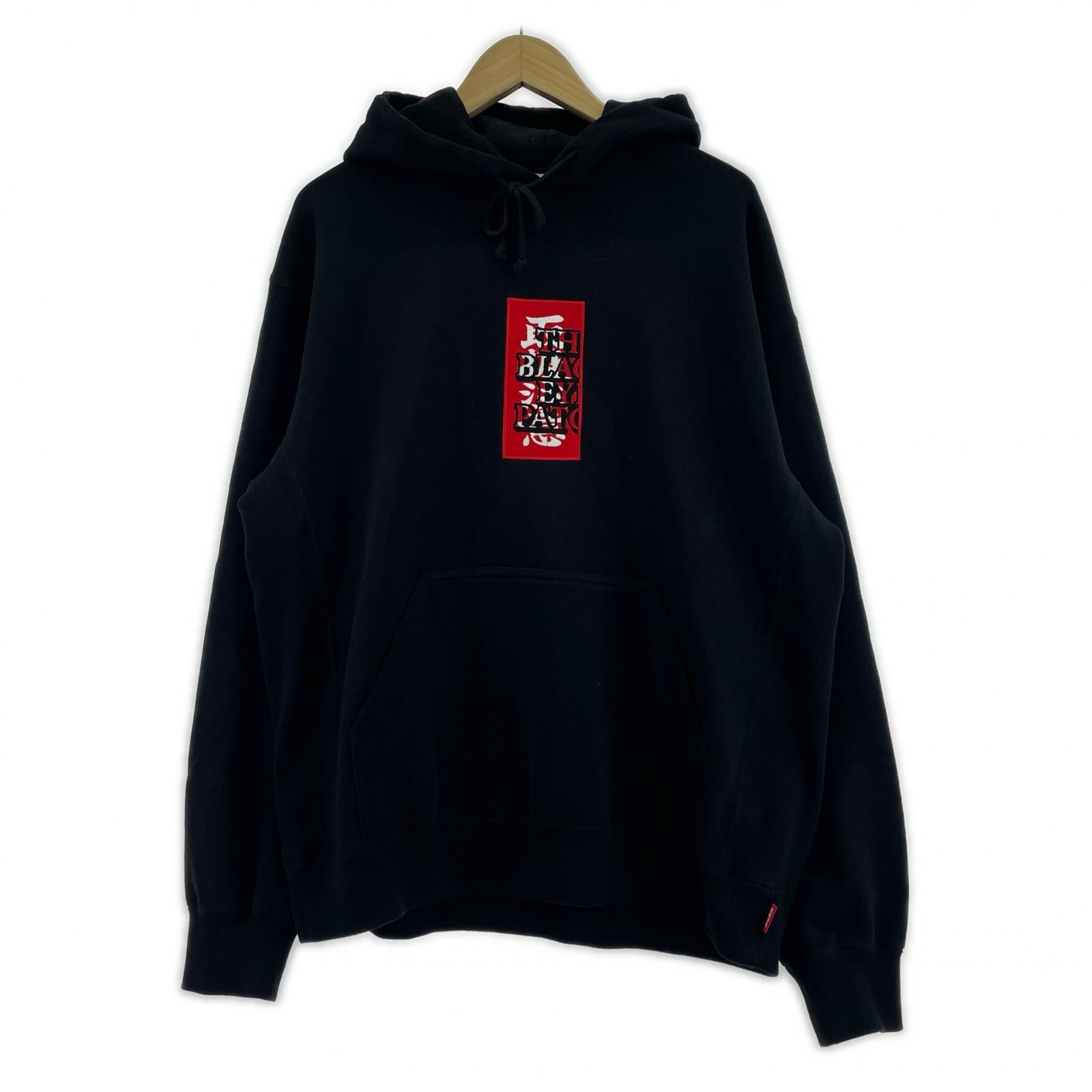パーカー HANDLE WITH CARE HOODIE 黒 (L) L ブラック