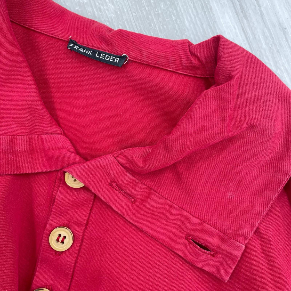 長袖Tシャツ Frank Leder レッド S レッド