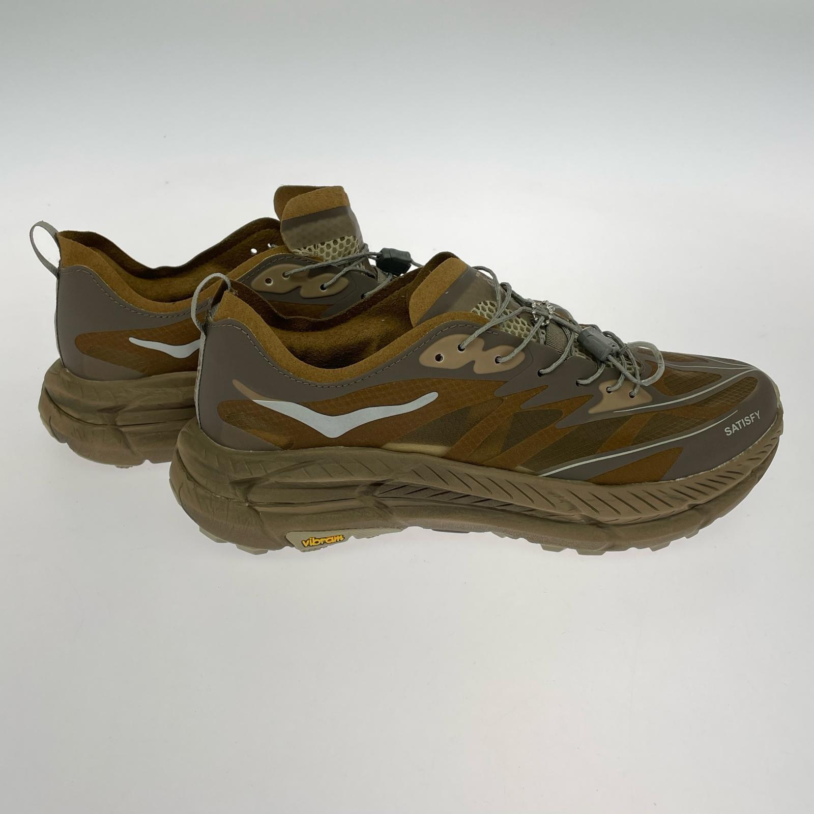 シューズ HOKA×SATISFY Mafate Speed 4 (27cm) 1157050 27cm (US9 UK8 1/2 EU44) ブラウン