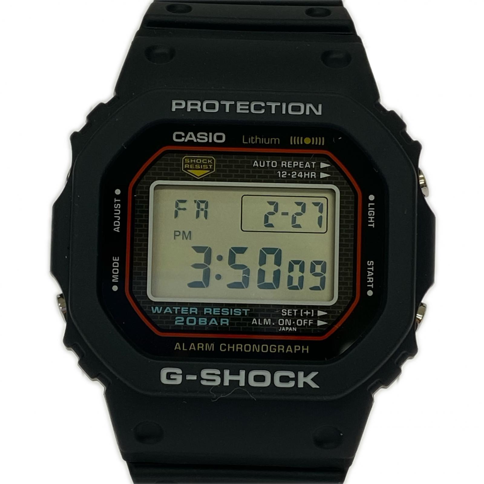 腕時計 初代復刻モデル DW-500R デジタル 黒 ブラック