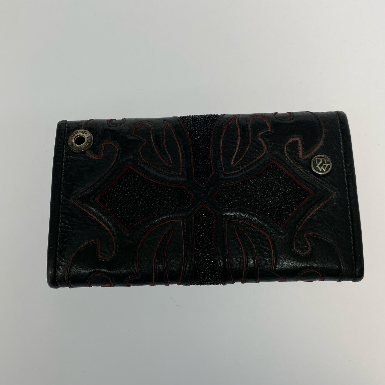長財布 cross wallet/indigo fog ブラック
