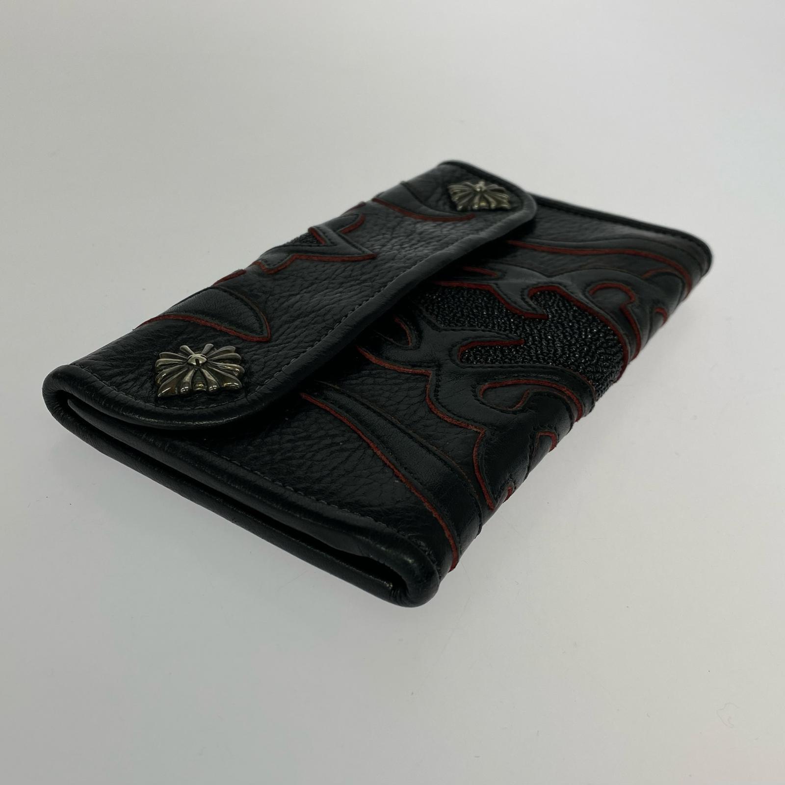 長財布 cross wallet/indigo fog ブラック