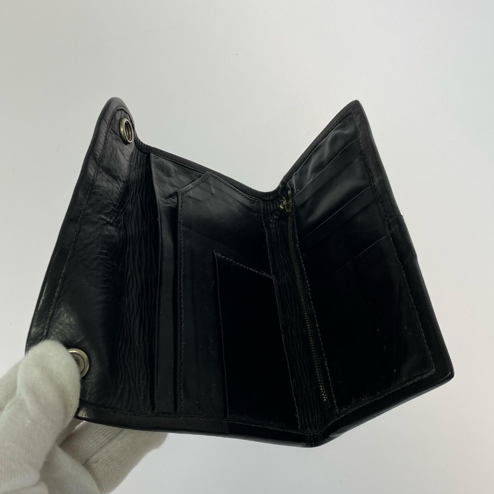 長財布 cross wallet/indigo fog ブラック