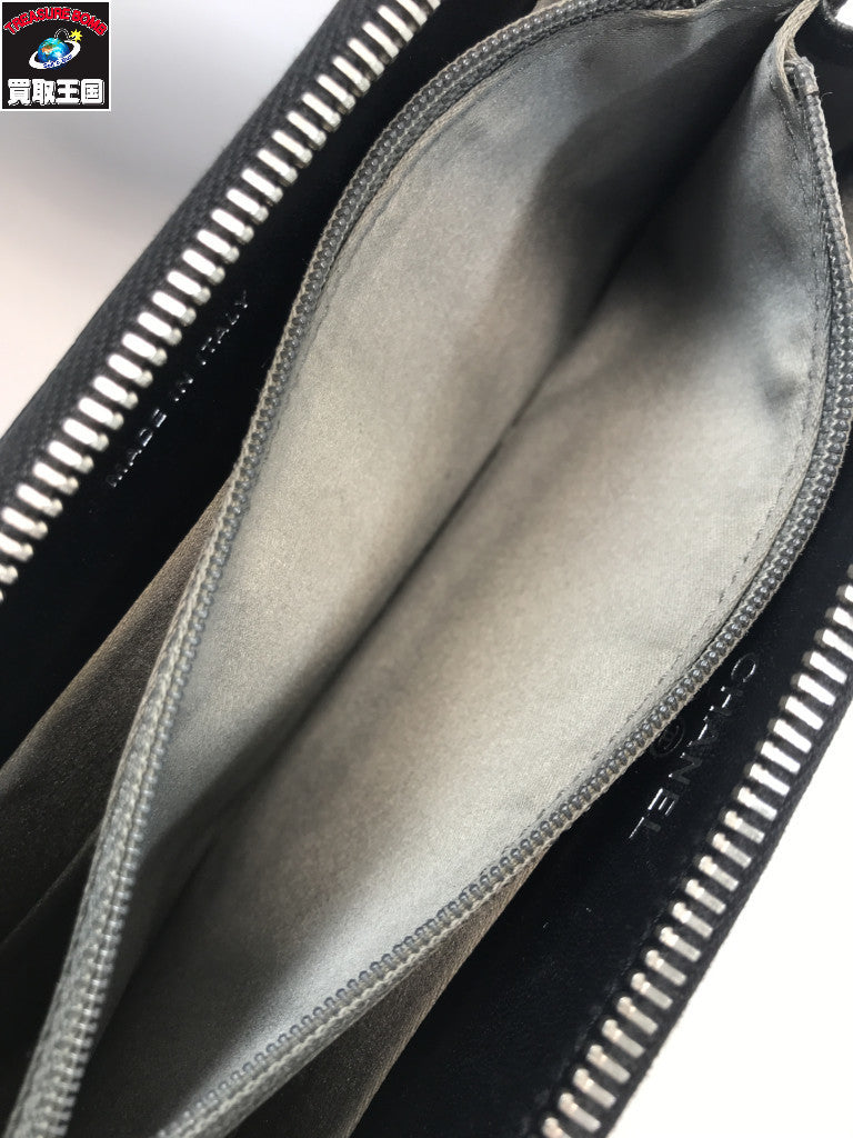 Round Zip Wallet BLK