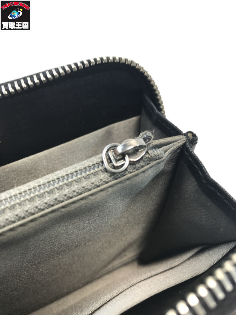 Round Zip Wallet BLK