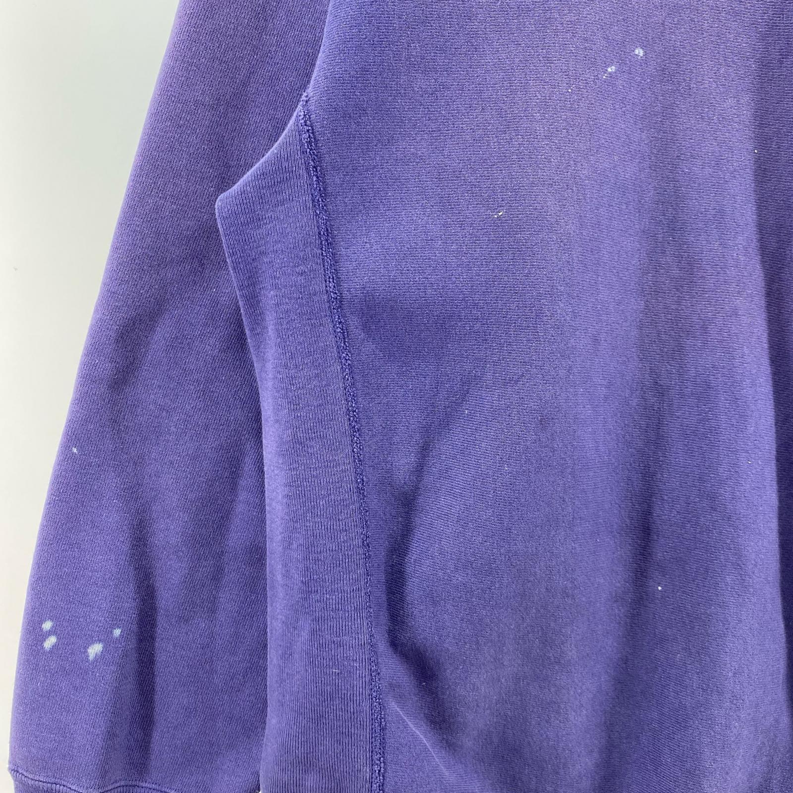 スウェット 90s~00s USA製 REVERSE WEAVE PPL XXL パープル