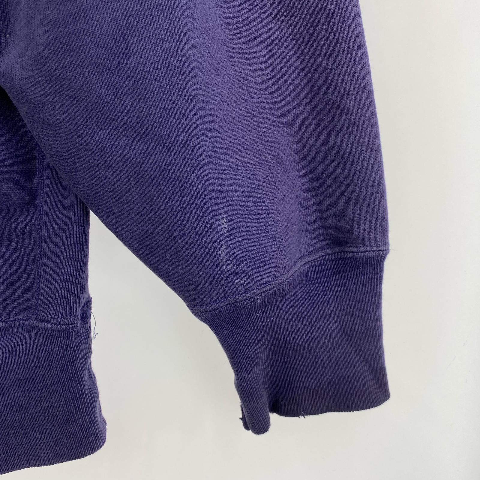 スウェット 90s~00s USA製 REVERSE WEAVE PPL XXL パープル