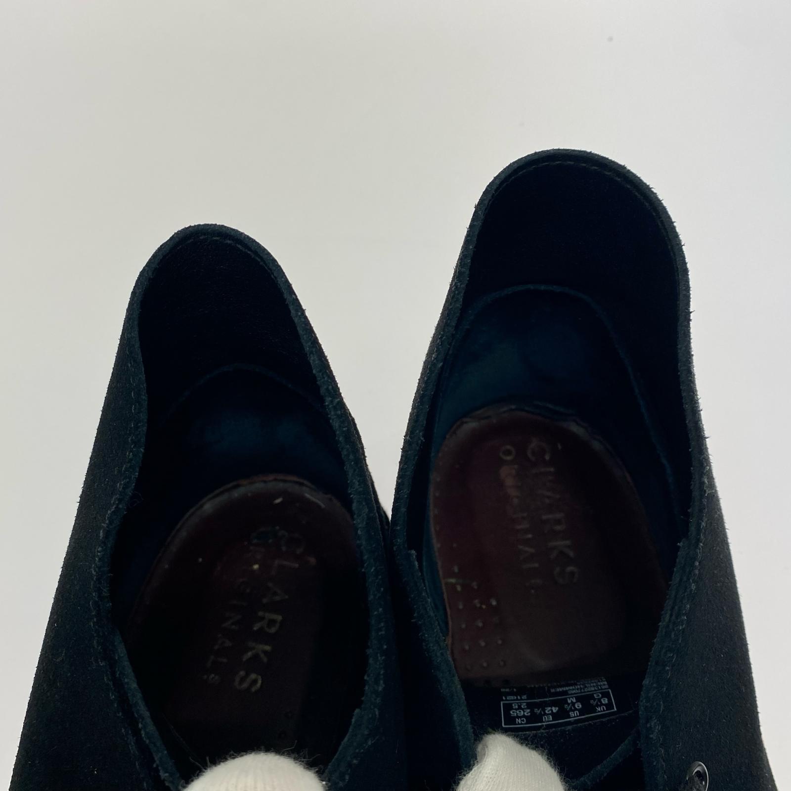 ブーツ Clarks Originals Desert Boot 黒 (8.5) ブラック