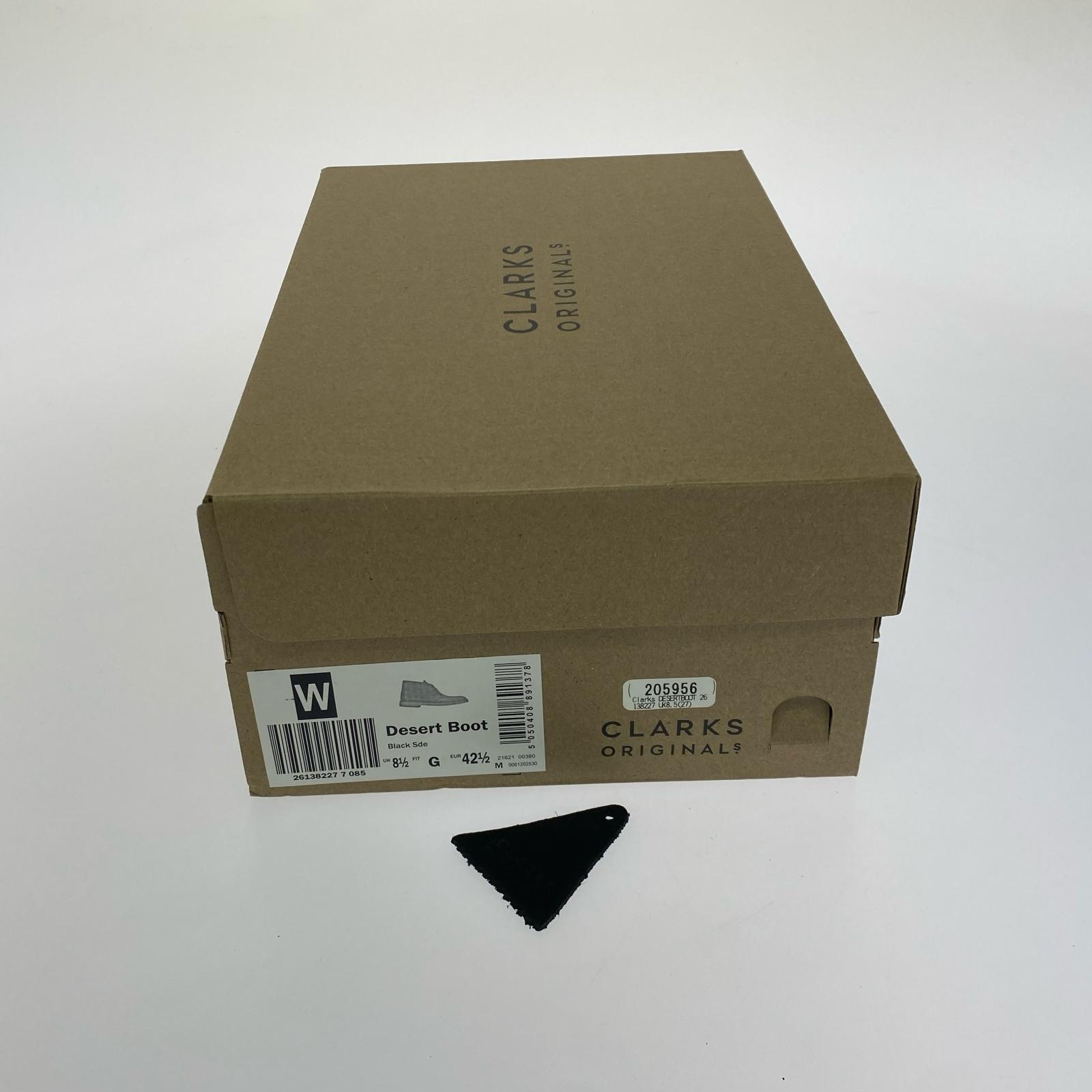 ブーツ Clarks Originals Desert Boot 黒 (8.5) ブラック
