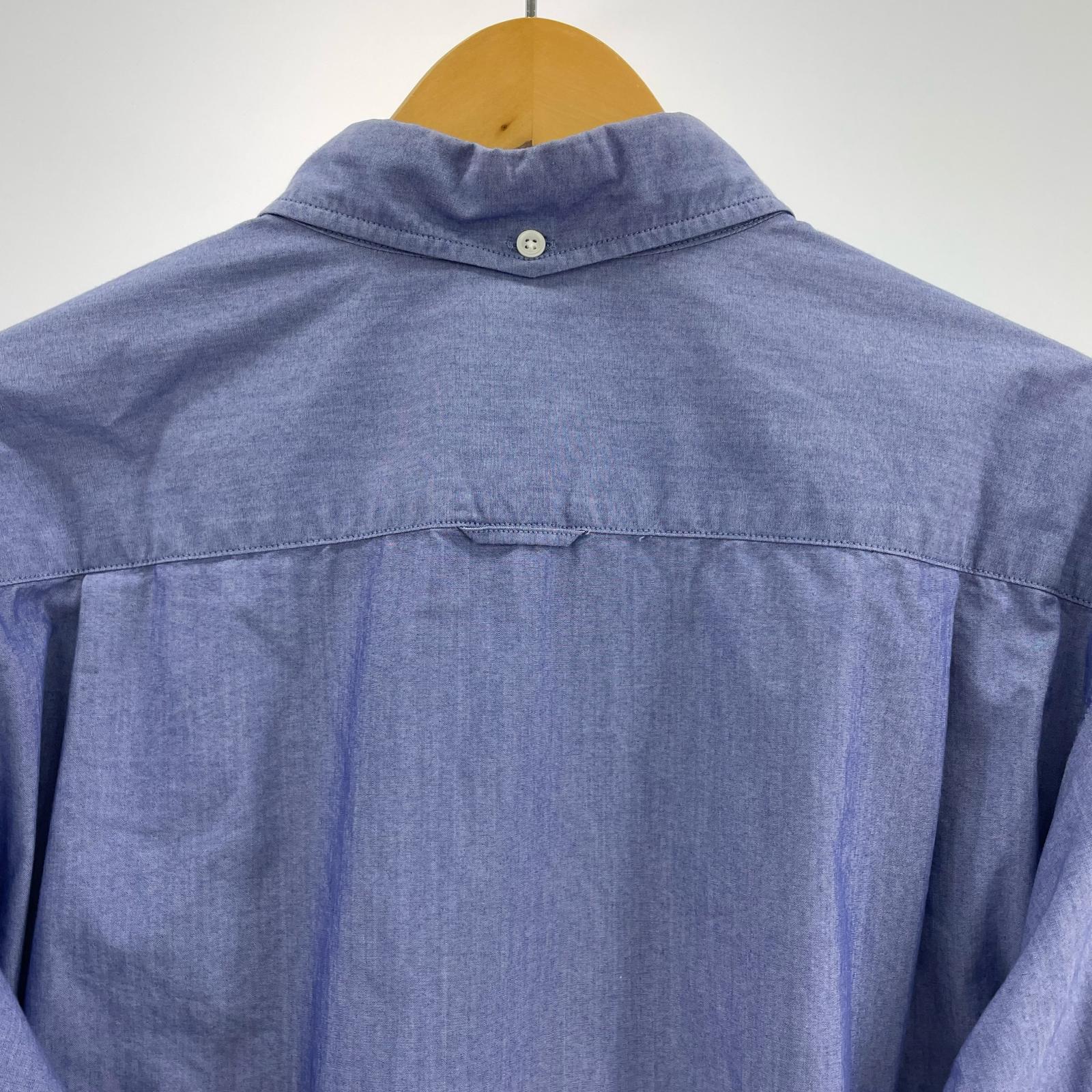 長袖シャツ F.C.R.B. COOLMAX EMBLEM B.D. SHIRT XL パープル