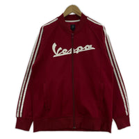 パーカー adidas×Vespa トラックジャケット レッド