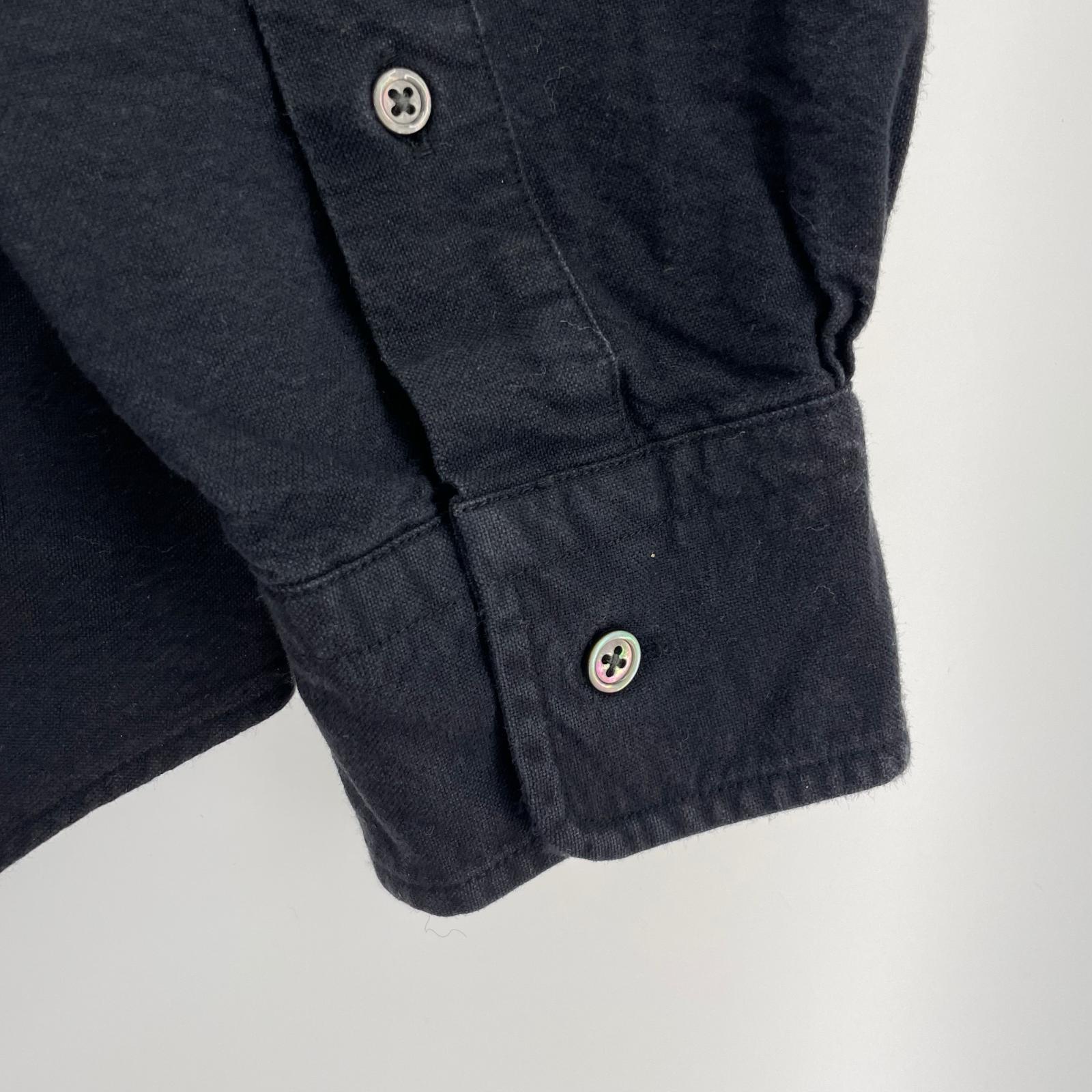 長袖シャツ graphpaper Oxford Oversized Band Collar Shirt 2 黒 2 ブラック