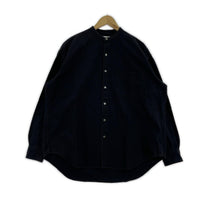長袖シャツ graphpaper Oxford Oversized Band Collar Shirt 2 黒 2 ブラック