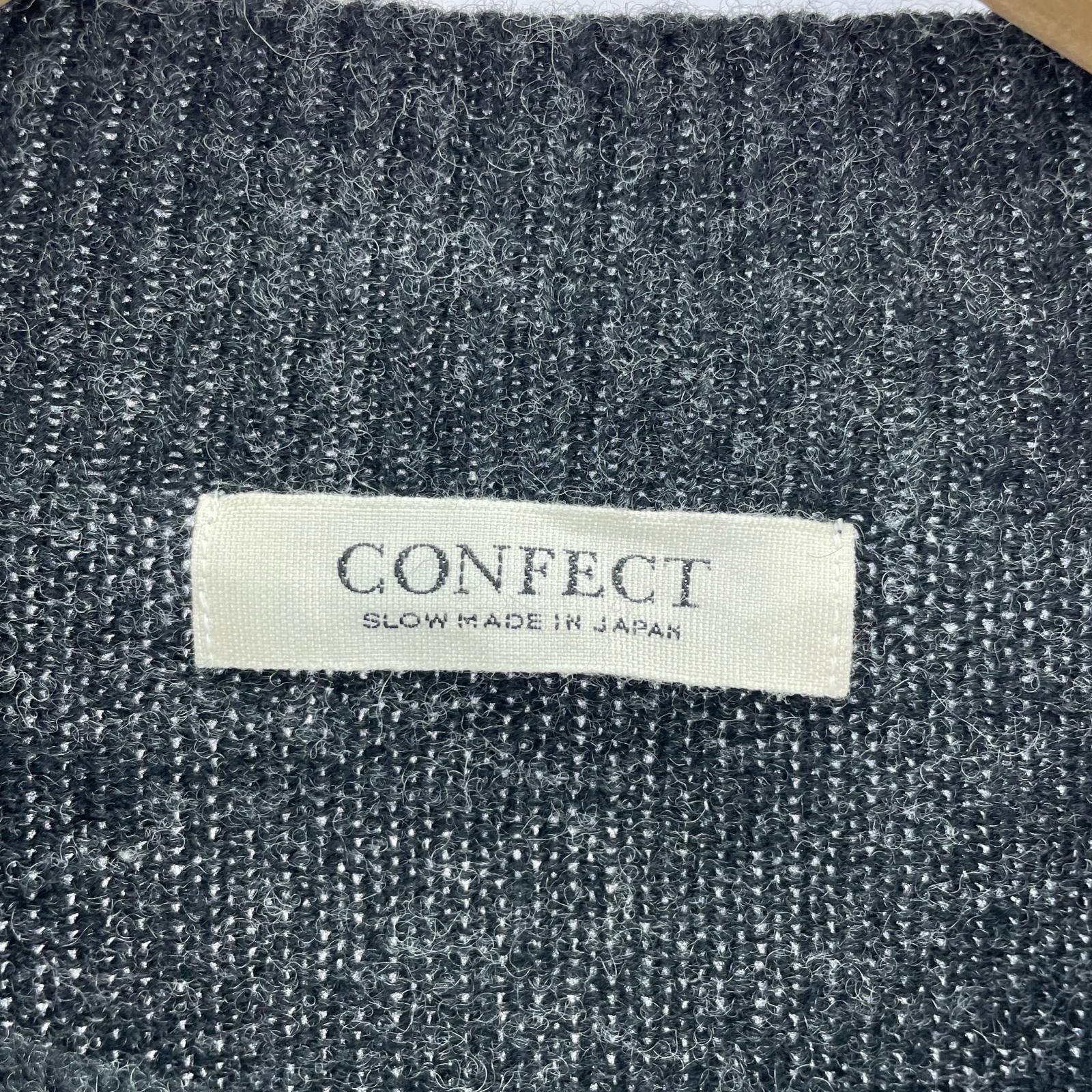 ニット CONFECT チーゼル起毛ニット グレー F グレー